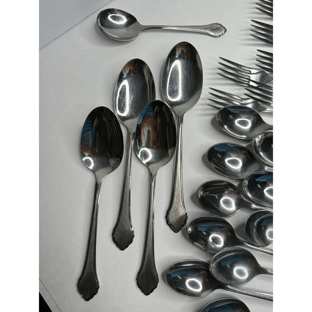 Oneida‎ Rogers Summermist Stainless Flatware Replacement Set 37 Dinner Fork